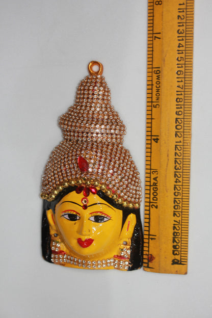 Ammavari Face With Stones 6.5 inches - PUSHMYCART