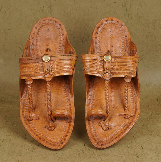 Shopkop Senapati Kapashi Kolhapuri Chappal for Men
