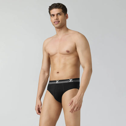 XYXX Nova Cotton Briefs Storm Grey - view 4