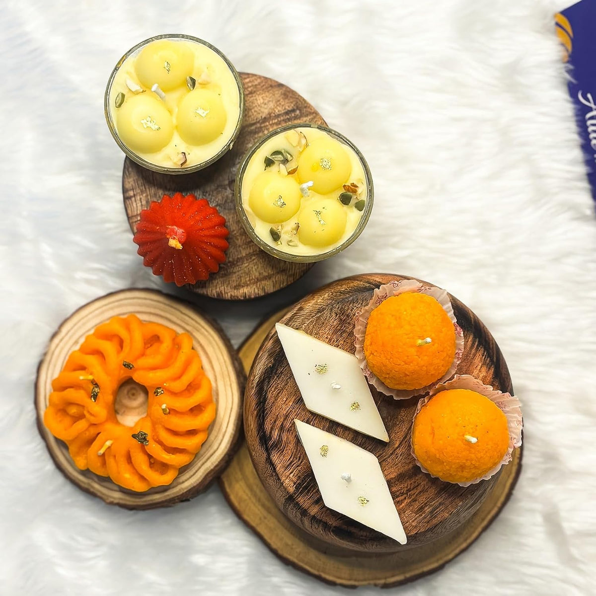 Alite Mart Mithai Candles Gift Box 8 Pieces