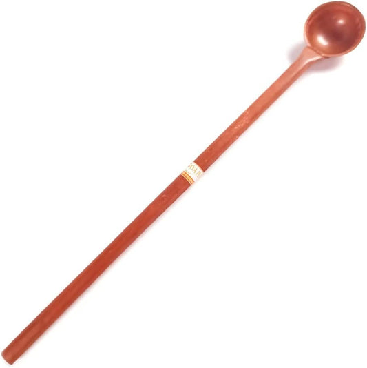 Mahita Collections Copper Ghee Havan Spoon Havan Chamach 12 inch Pack of 2