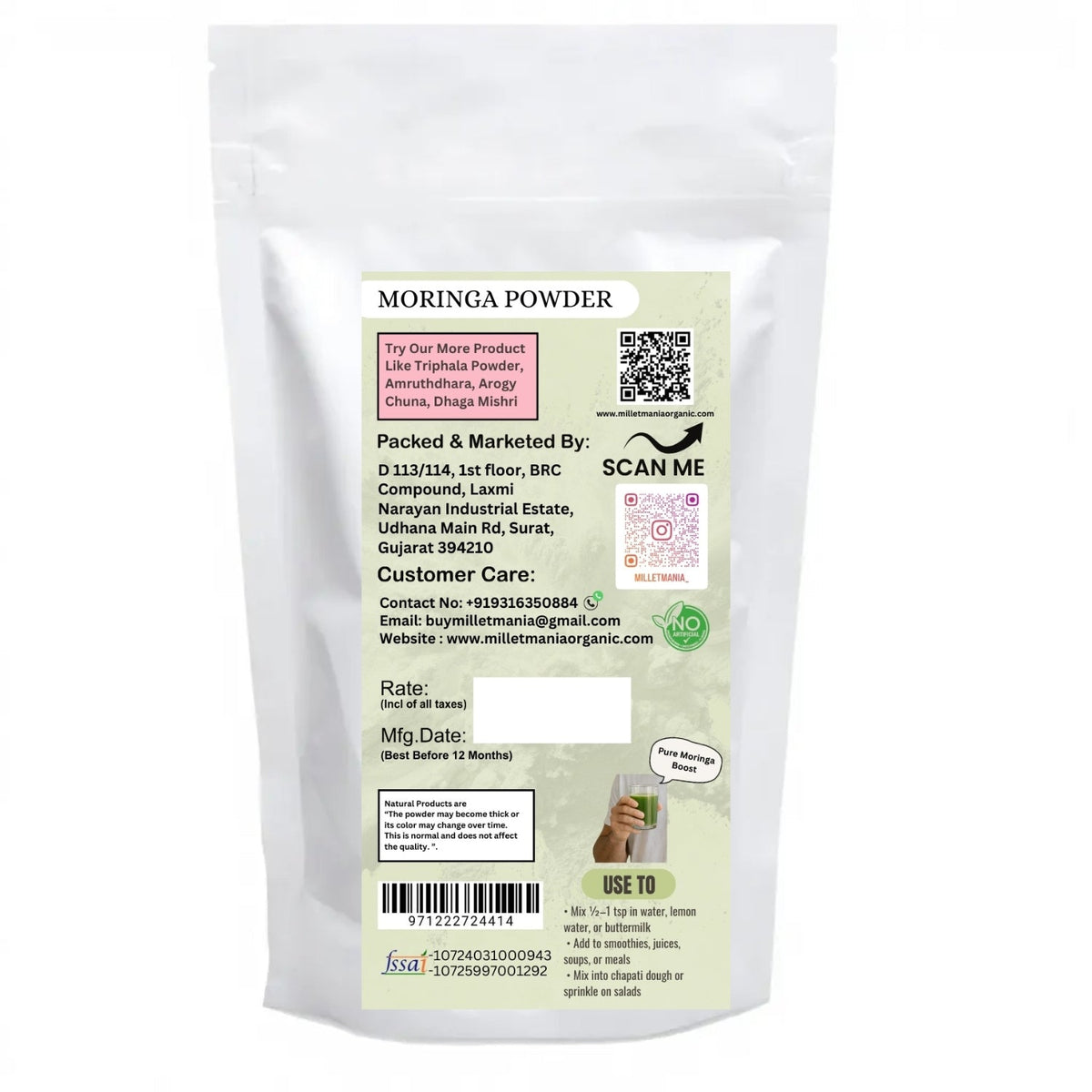 Millet Mania Moringa Powder