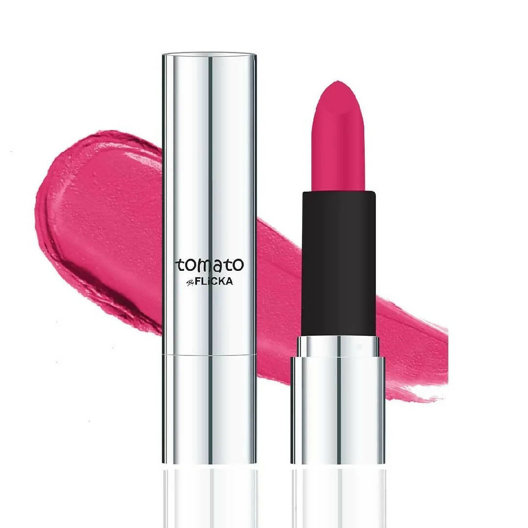 FLiCKA Tomato Matte Finish Lipstick Shade 17 | Pink