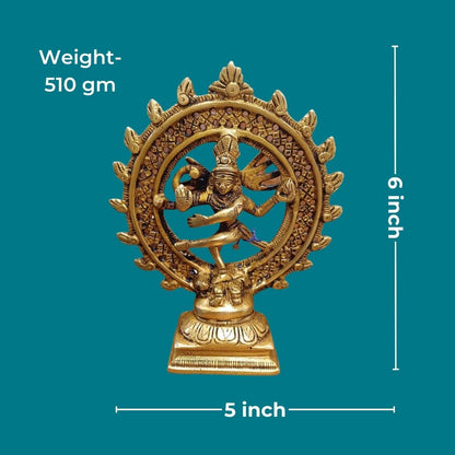 Tamas Brass Natrajaa Shiva Dancing God Statue/Idol - PUSHMYCART