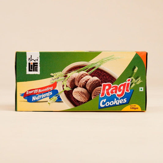 Isha Life Ragi Cookies (Finger Millet Cookies) 100 g - PUSHMYCART
