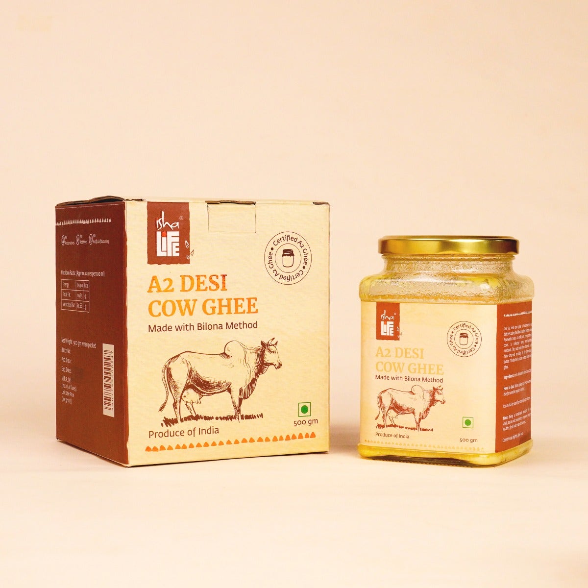 Isha Life A2 Desi Cow Ghee - PUSHMYCART