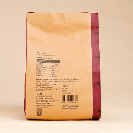 Isha Life Red Rice - PUSHMYCART