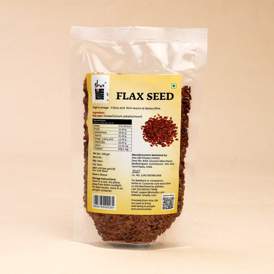 Isha Life Flax Seed 100g - PUSHMYCART