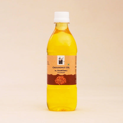 Isha Life Cold Pressed Groundnut Oil - PUSHMYCART