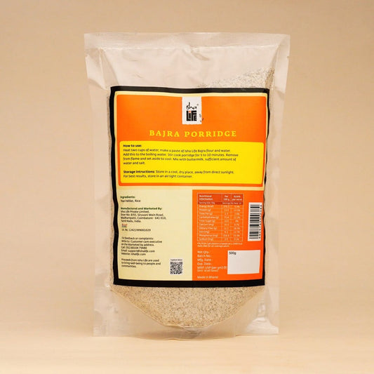 Isha Life Bajra Porridge (Pearl Millet) 500 g - PUSHMYCART