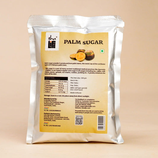 Isha Life Palm Sugar 250g - PUSHMYCART