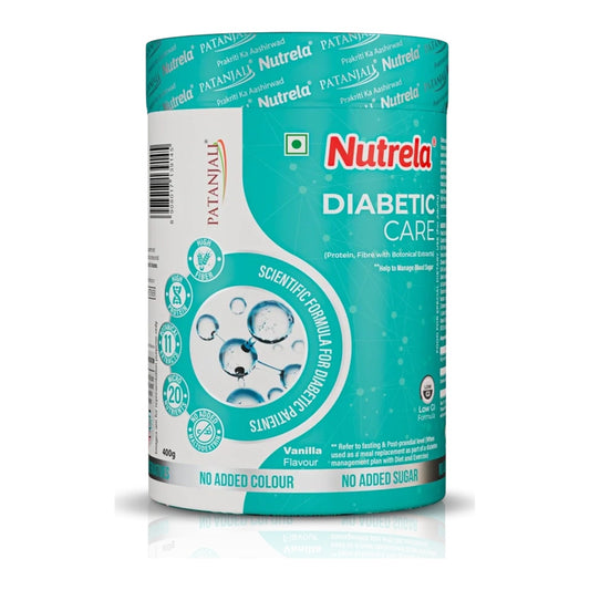 Patanjali Nutrela Diabetic Care Powder Vanilla Flavour 400 g