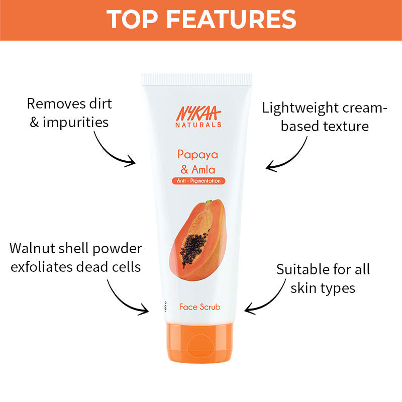 Nykaa Naturals Face Scrub 100g - PUSHMYCART