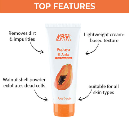 Nykaa Naturals Face Scrub 100g - PUSHMYCART