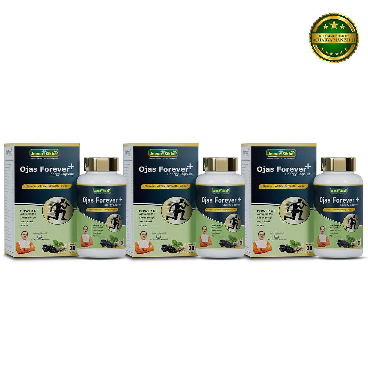 Jeena Sikho Ojas Forever Energy Capsule