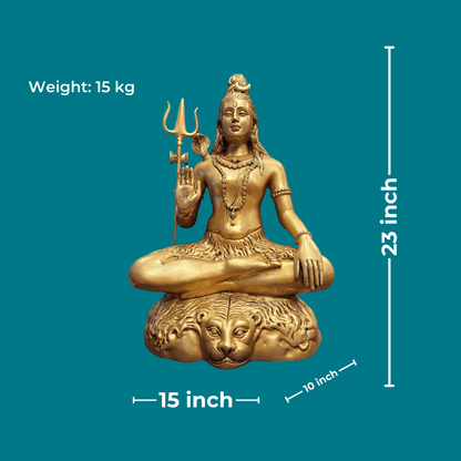 Tamas Brass Shiv Ji Statue - PUSHMYCART