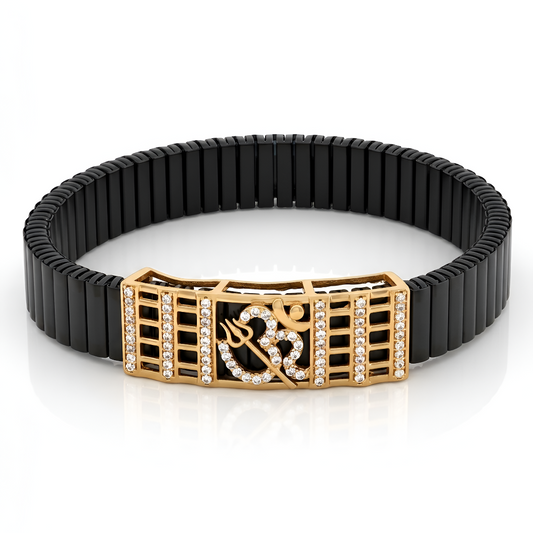 ZJOORY Om Trishul Bracelet