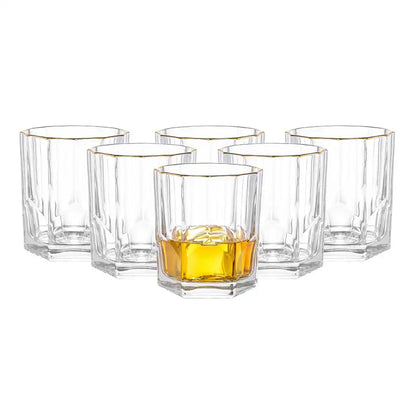 Dubblin Ritz Gold Whiskey Glass Set 325 ml