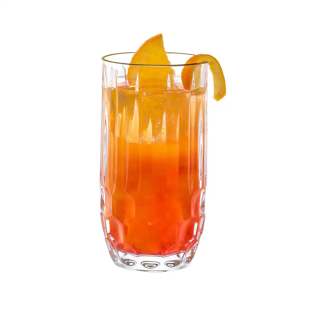 Dubblin Cosmo Gold Mocktail Glass Set 375 ml