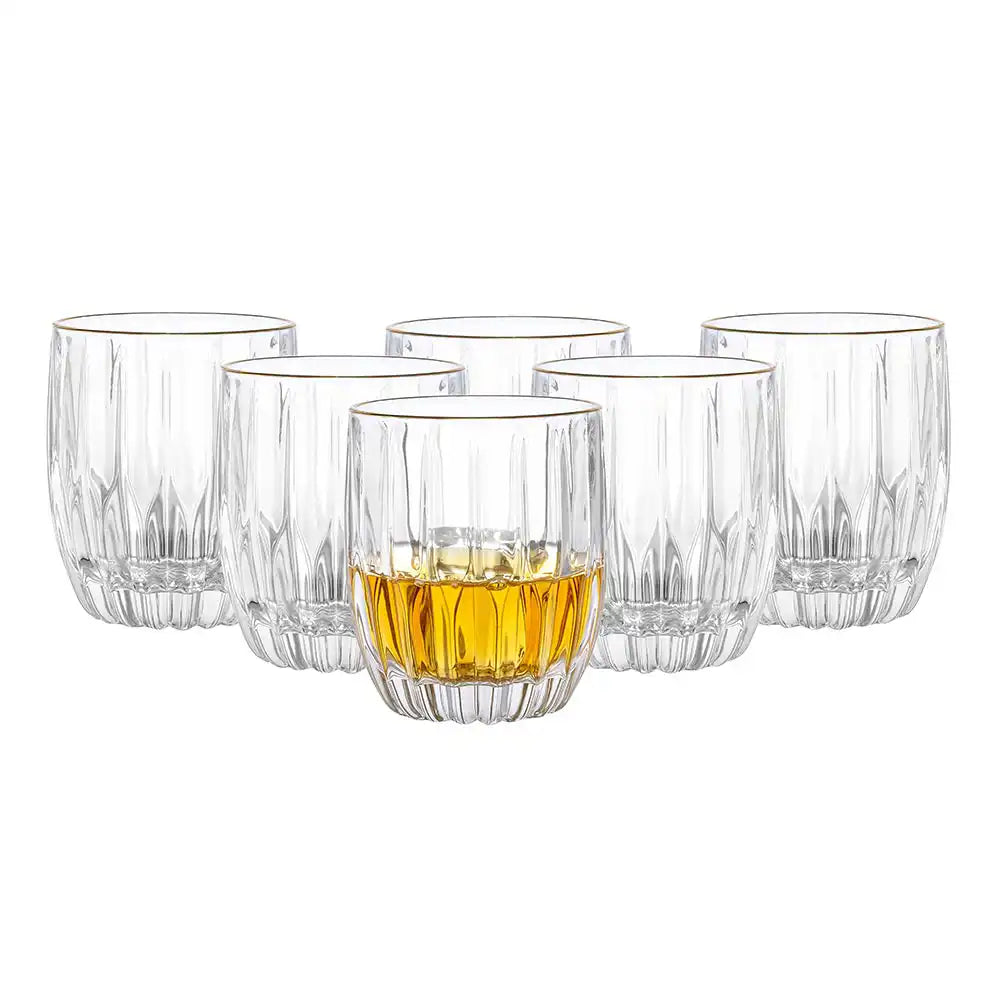 Dubblin Florence Gold Whiskey Glass Set 280 ml