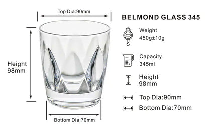 Dubblin Belmond Whiskey Glass Set 345 ml