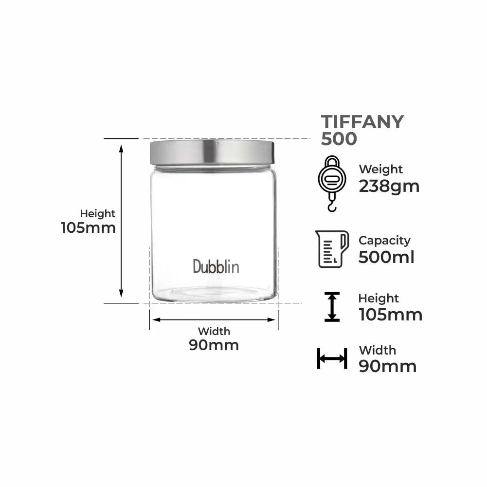 Dubblin Tiffany Jar 500 ml