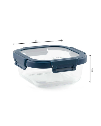 Dubblin Keep In Glass Square Glass Container 800 ml