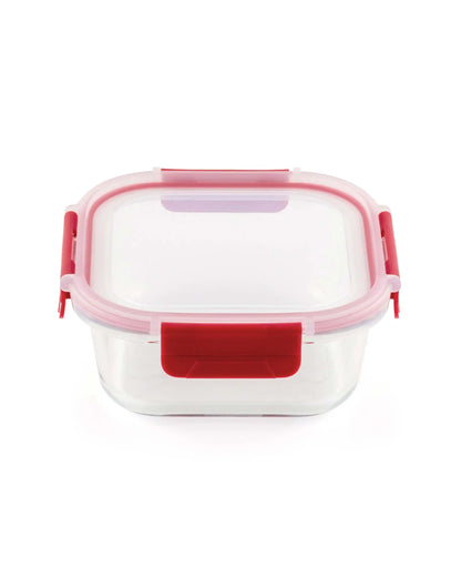 Dubblin Lock Me Up Square Glass Container 800 ml