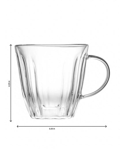 Dubblin Alex Borosilicate Glass Mug 250 ml