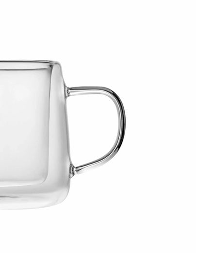 Dubblin Boult Borosilicate Glass Mug 300 ml