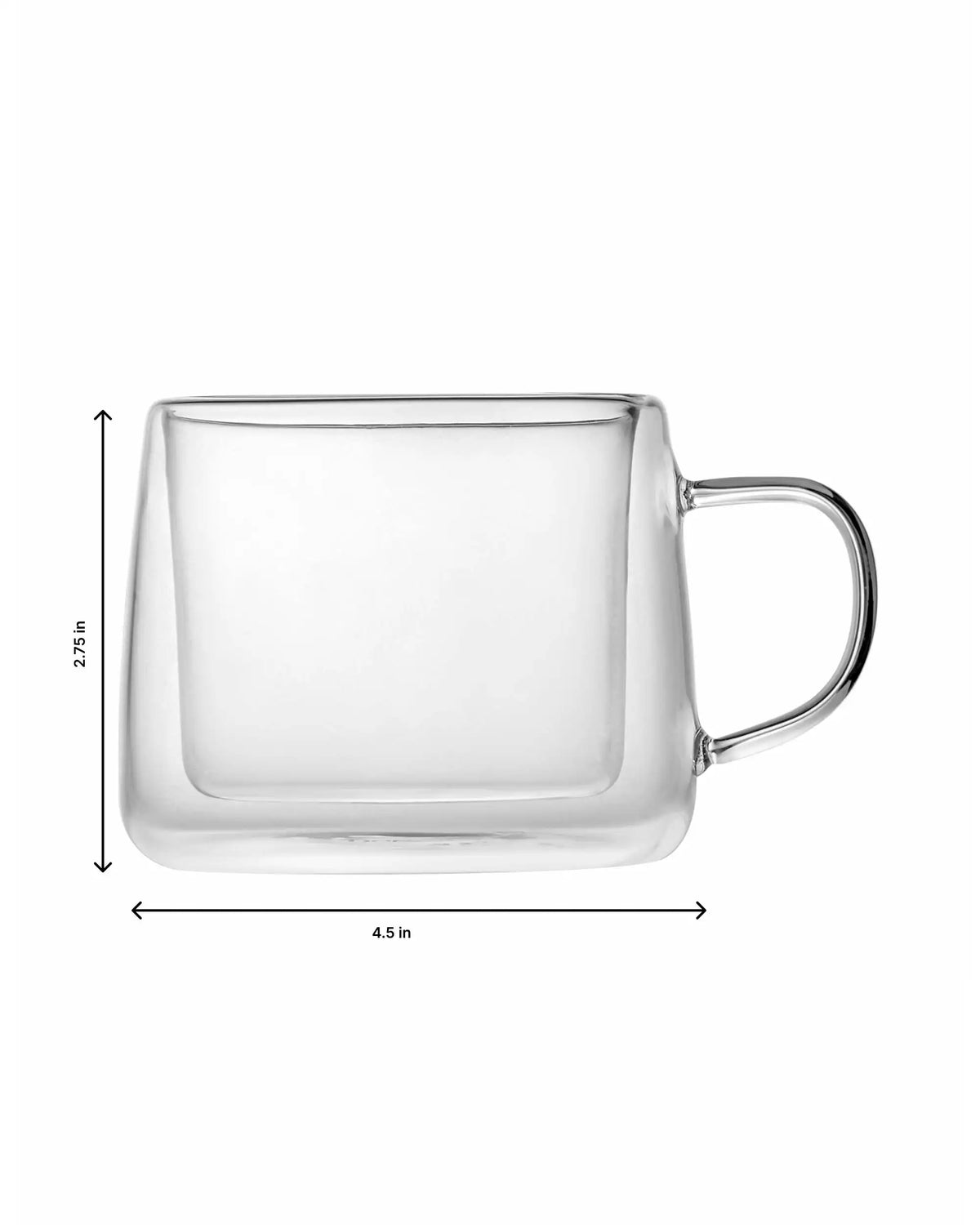 Dubblin Boult Borosilicate Glass Mug 300 ml