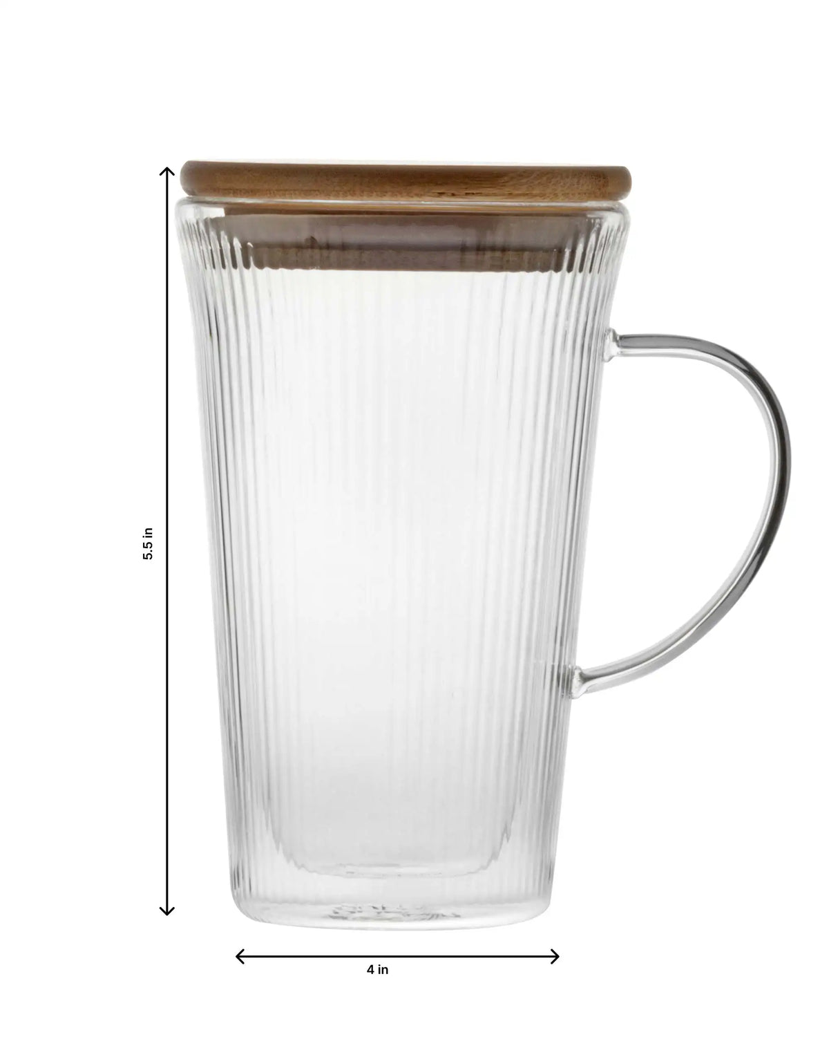 Dubblin Gomes Borosilicate Glass Mug 350 ml