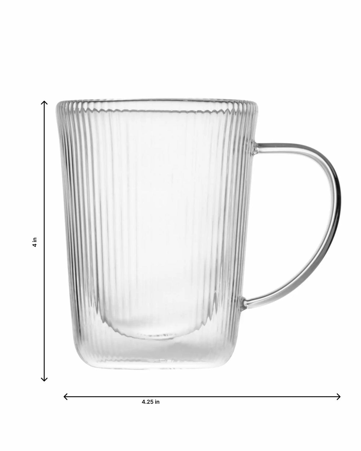Dubblin Richards Borosilicate Glass Mug 280 ml