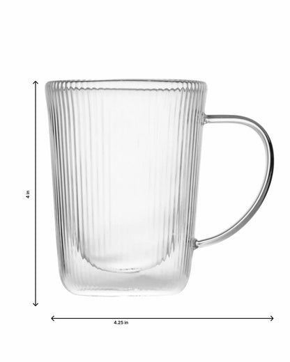 Dubblin Richards Borosilicate Glass Mug 280 ml