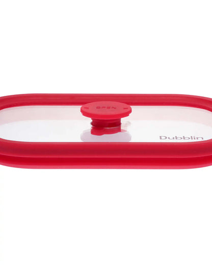 Dubblin Grace Borosilicate Glass Baking Dish with Lid 470 ml