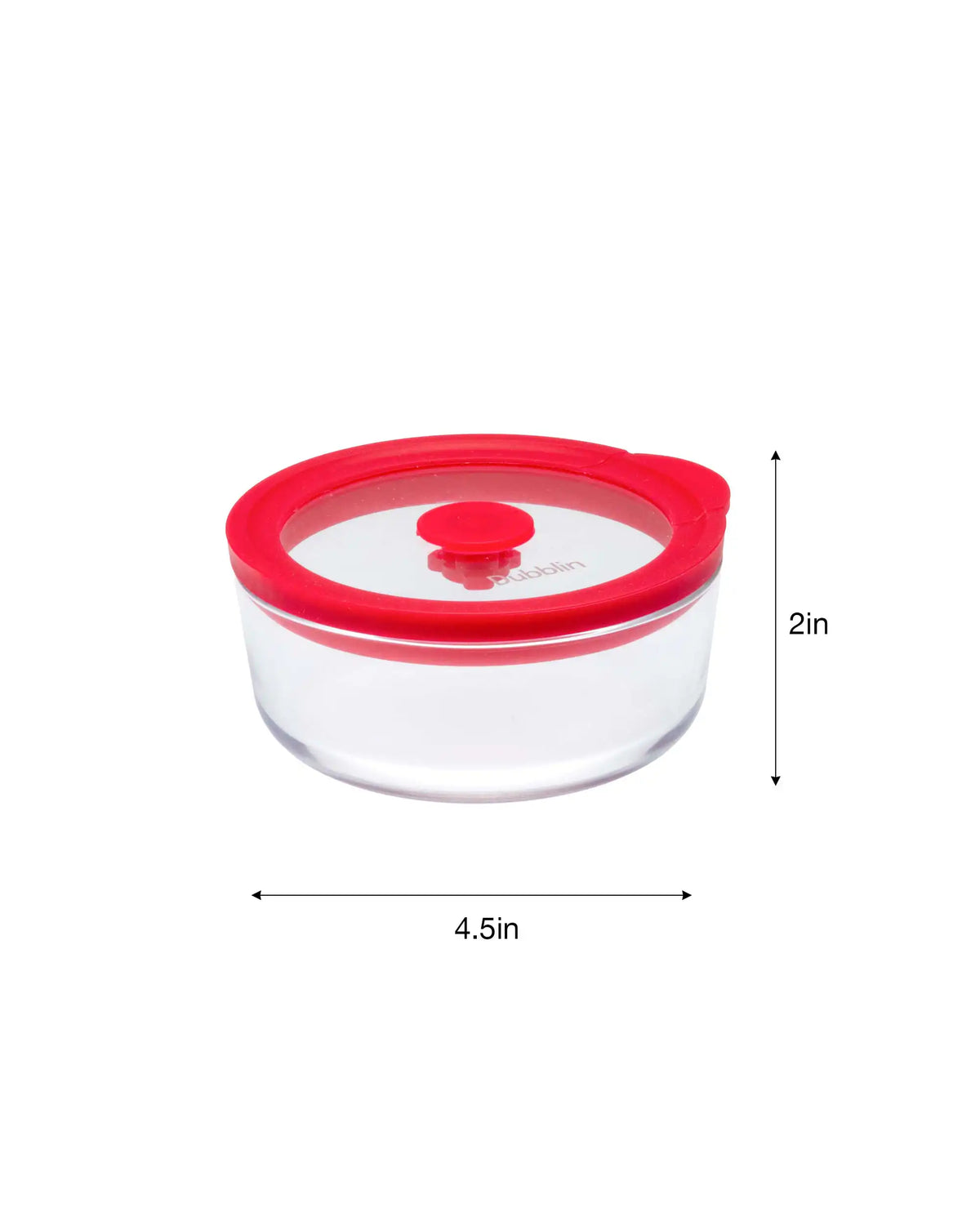 Dubblin Elegance Borosilicate Glass Baking Dish with Lid 270 ml