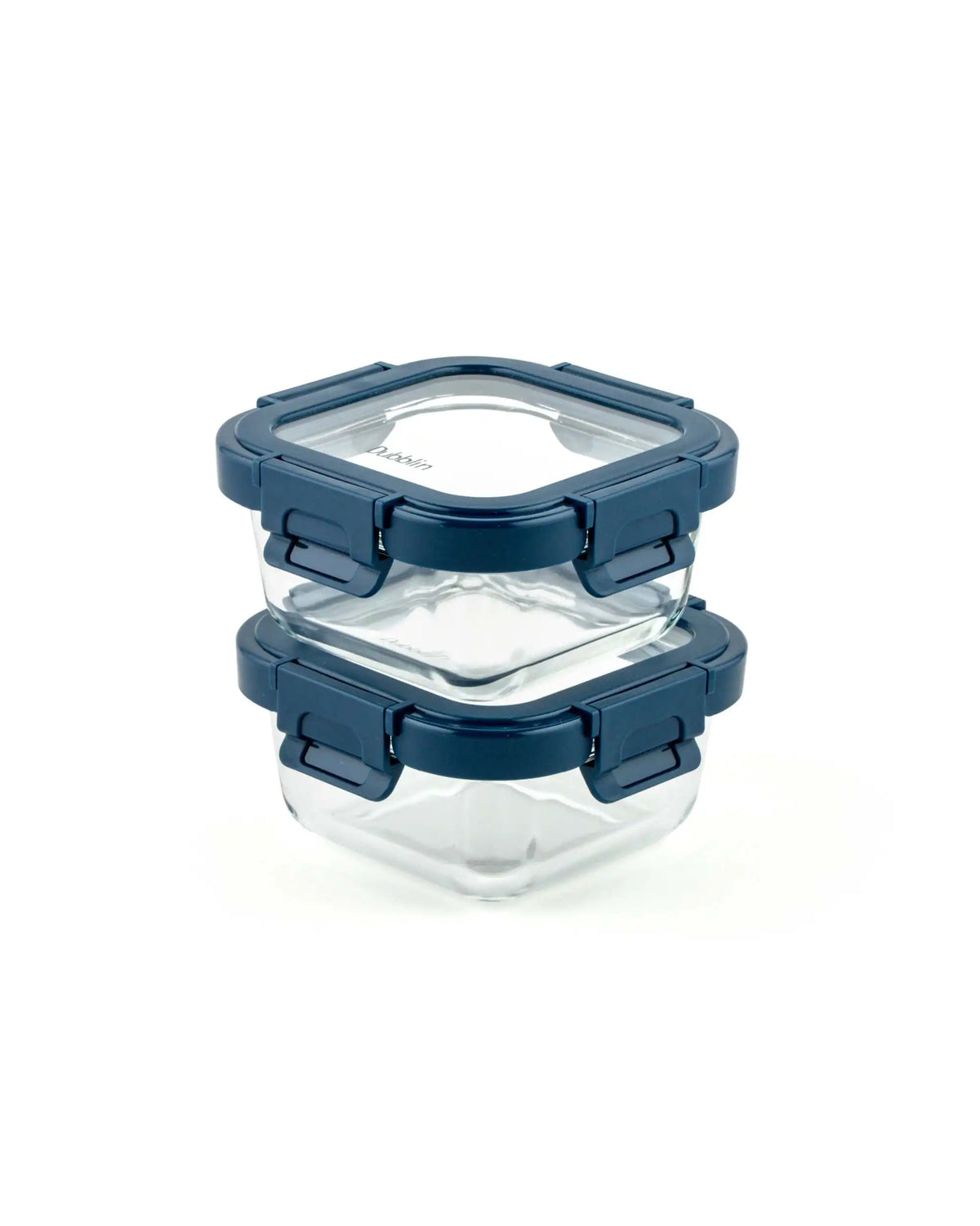 Dubblin Sleek Glass Lunch Box Set of 2
