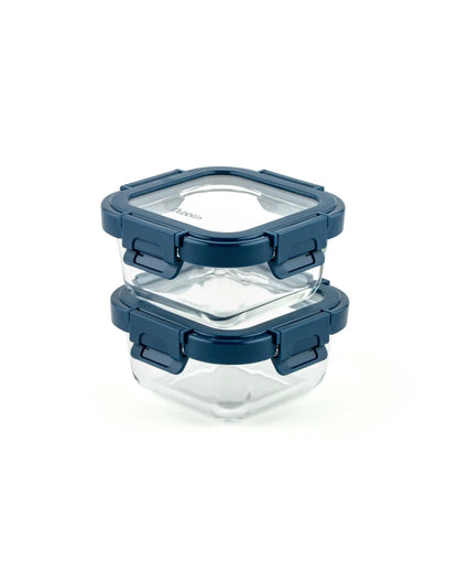 Dubblin Sleek Glass Lunch Box Set of 2