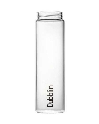 Dubblin Chill Glass Water Bottle 600 ml