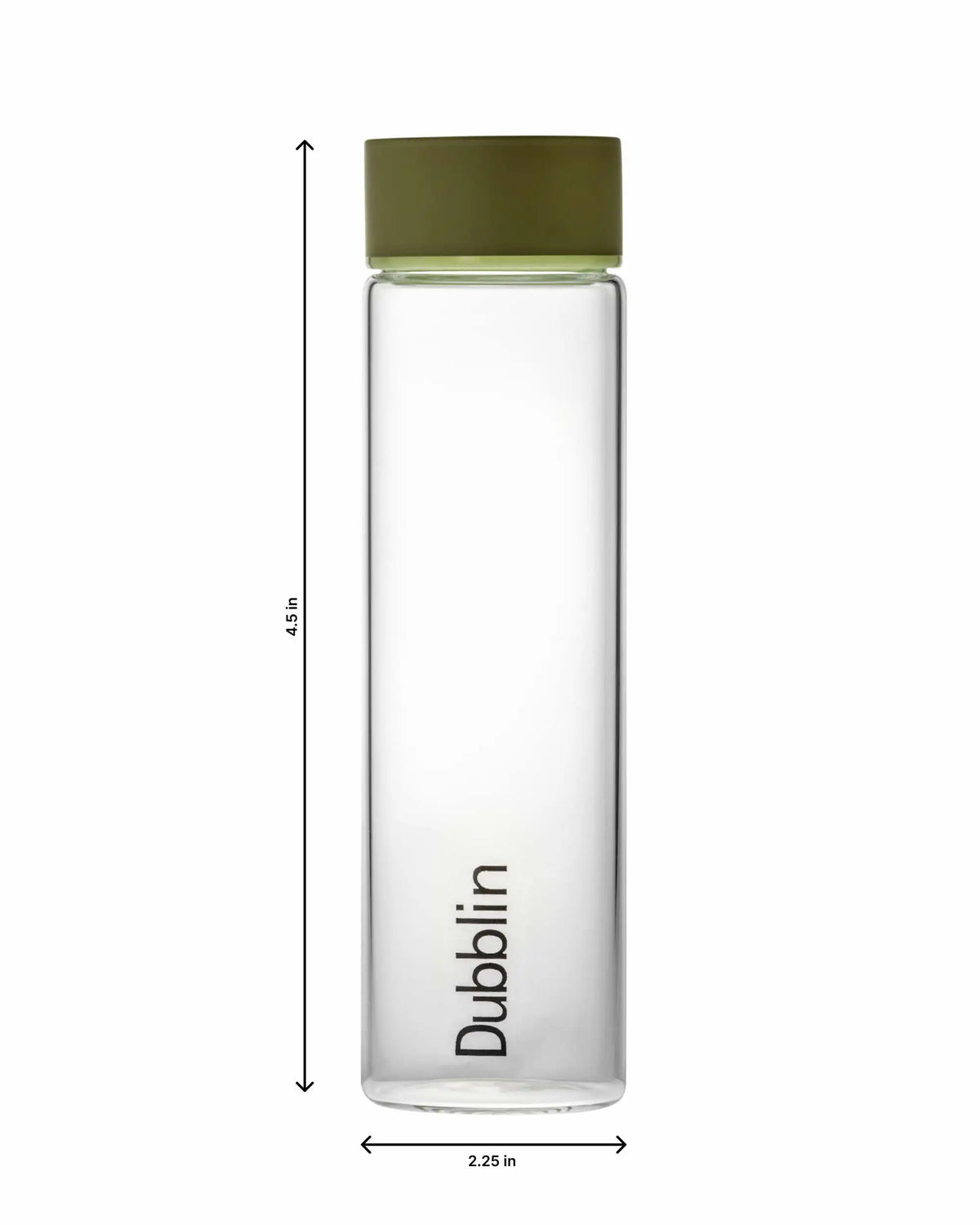 Dubblin Chill Glass Water Bottle 600 ml