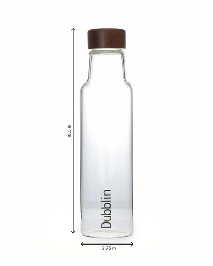 Dubblin Cola Glass Water Bottle 700 ml