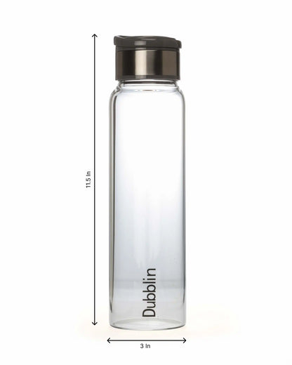 Dubblin Pool Glass Water Bottle 1000 ml