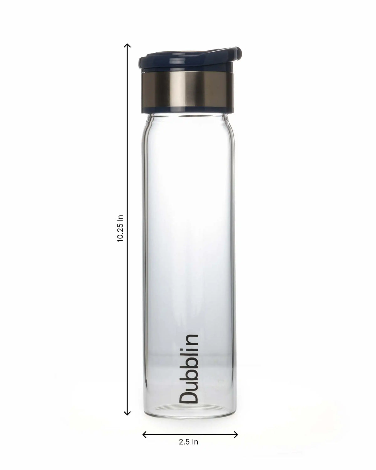 Dubblin Pool Glass Water Bottle 600 ml