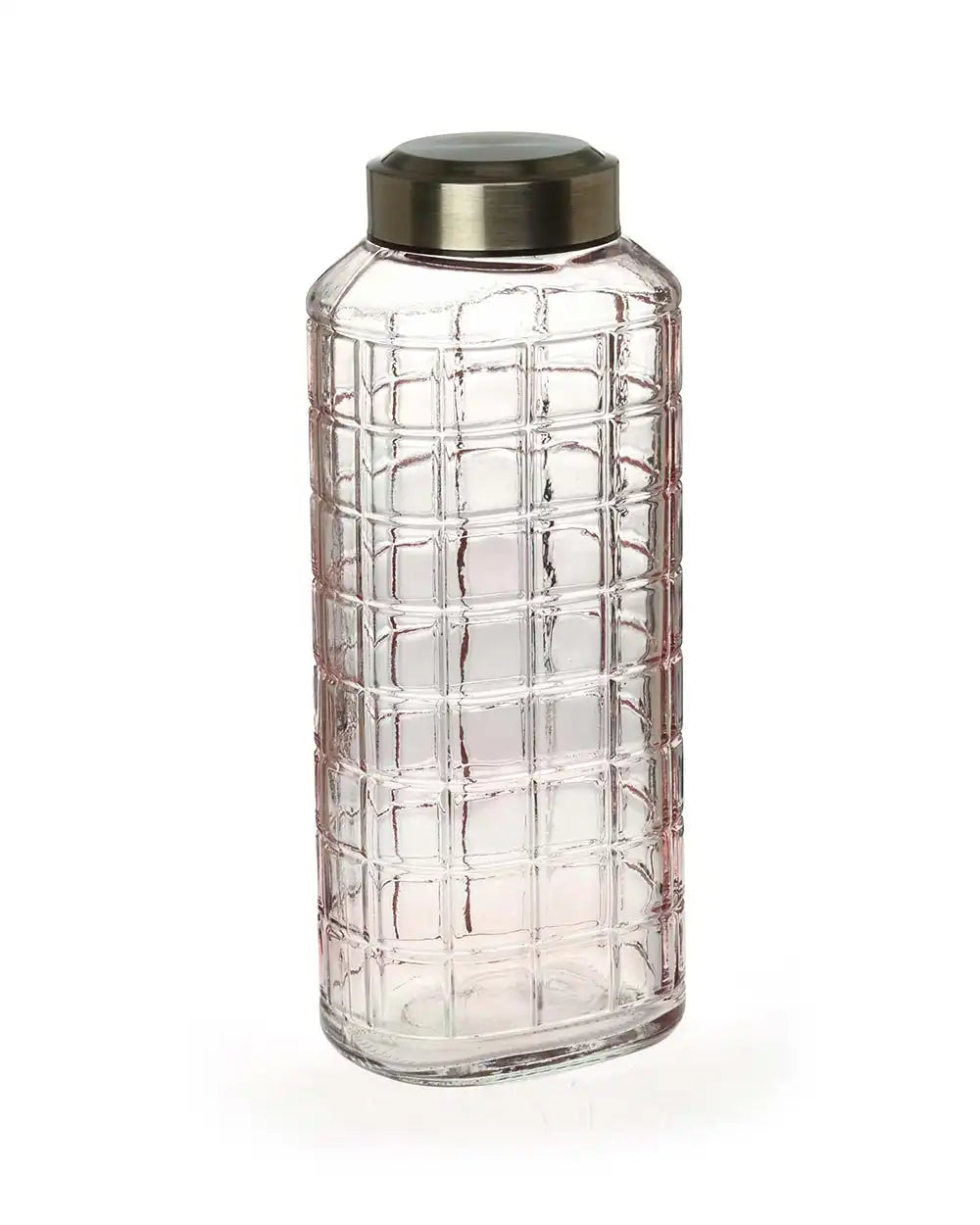 Dubblin Square Glass Water Bottle 1300 ml