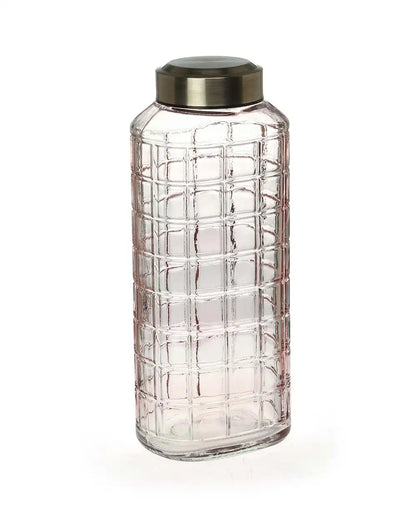 Dubblin Square Glass Water Bottle 1300 ml