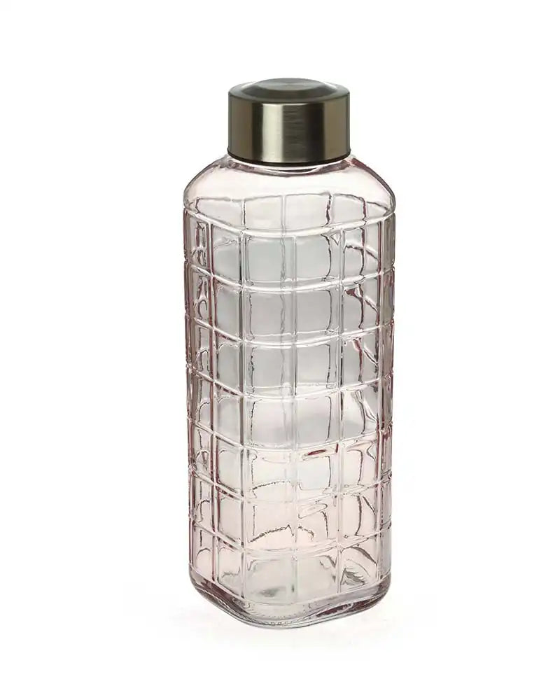 Dubblin Square Glass Water Bottle 750 ml