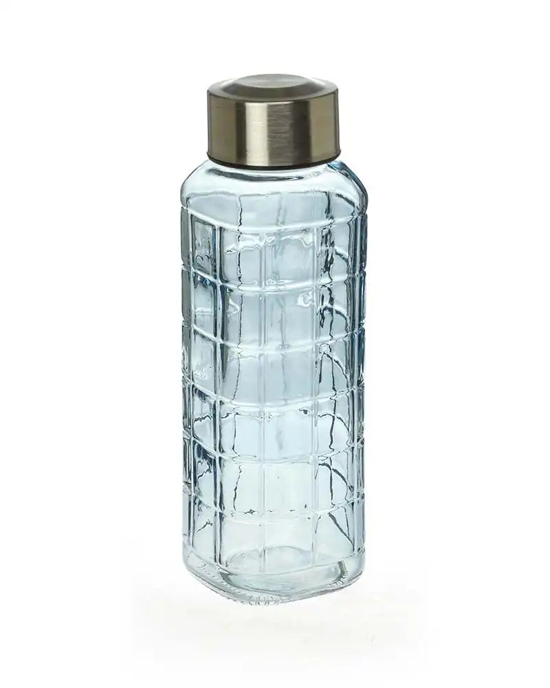 Dubblin Square Glass Water Bottle 400 ml