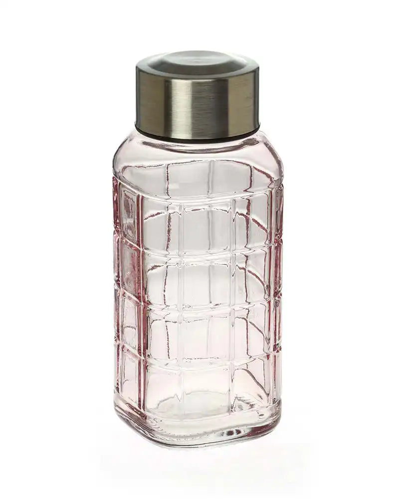 Dubblin Square Glass Water Bottle 300 ml