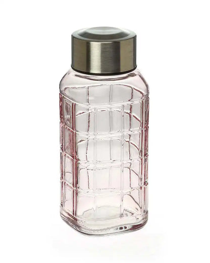 Dubblin Square Glass Water Bottle 300 ml