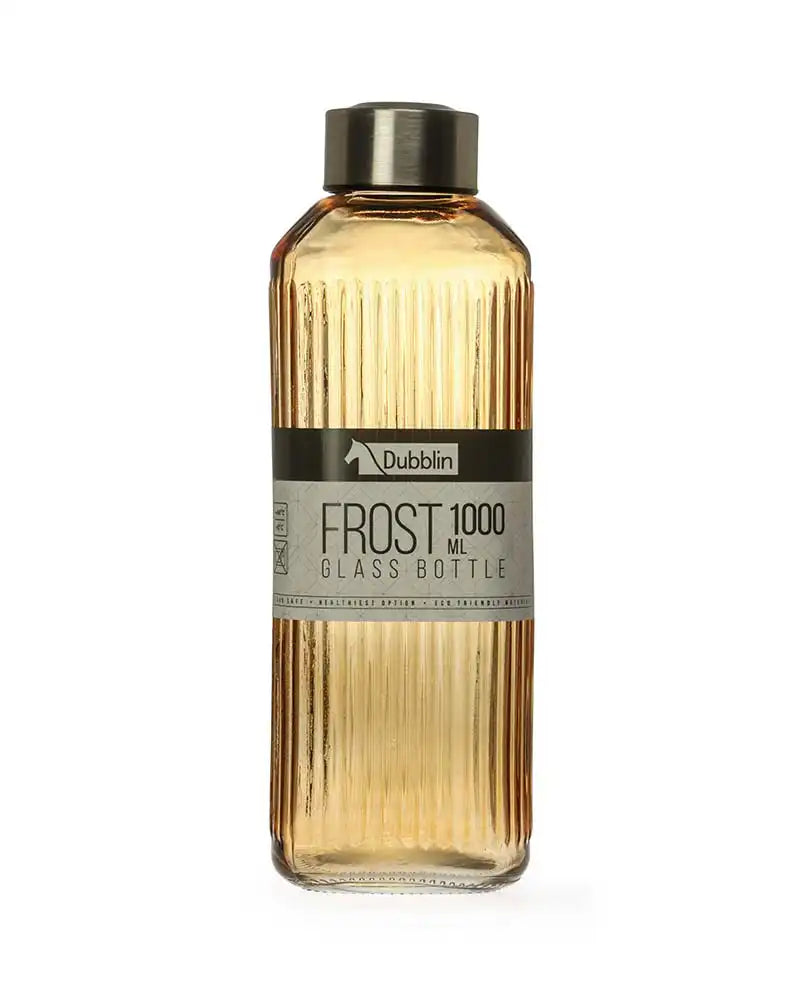 Dubblin Frost Glass Water Bottle 1000 ml